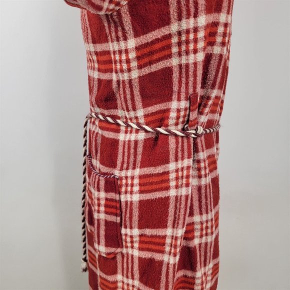 Beacon Other Vintage 95s Beacon Red Plaid Blanket Robe Size S